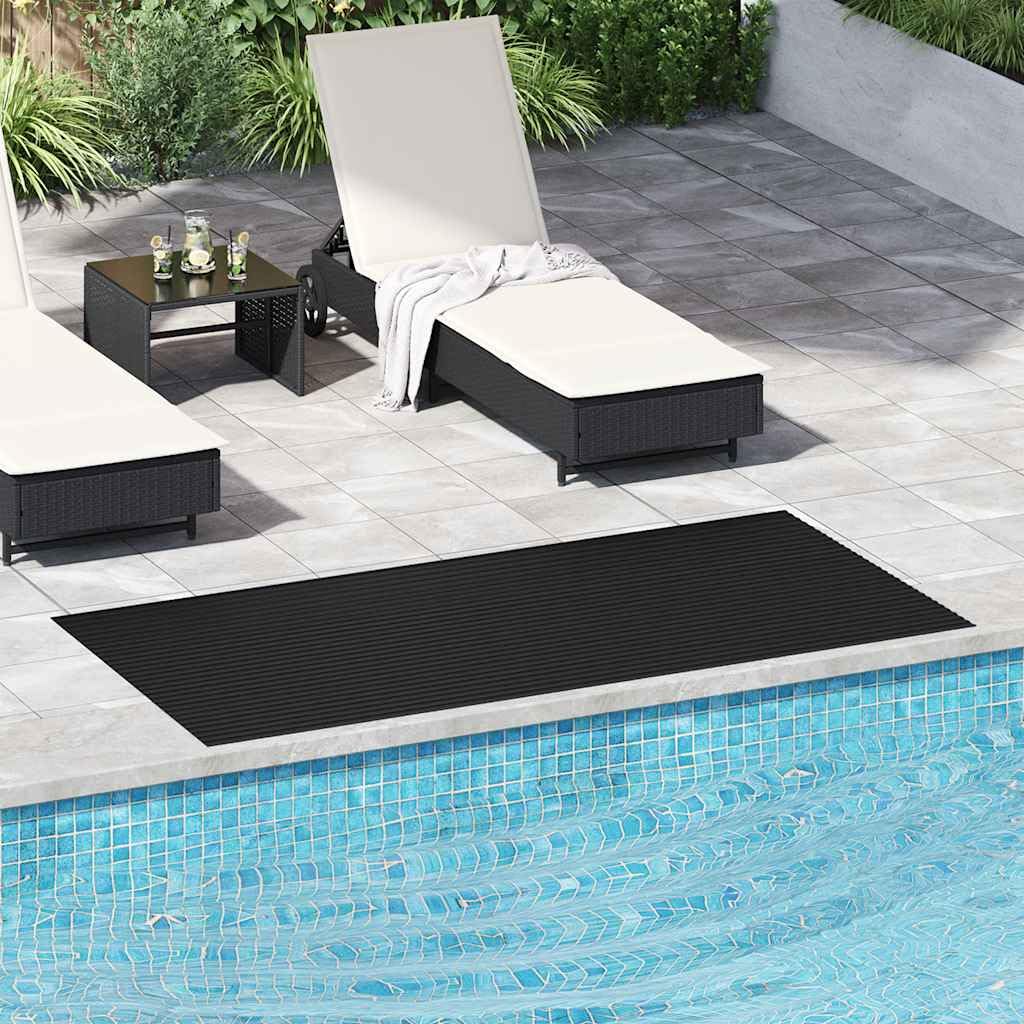 vidaXL Alfombra de Goma Antideslizante de 2 x 1 m Modelo de Nervios Alfombra de Suelo