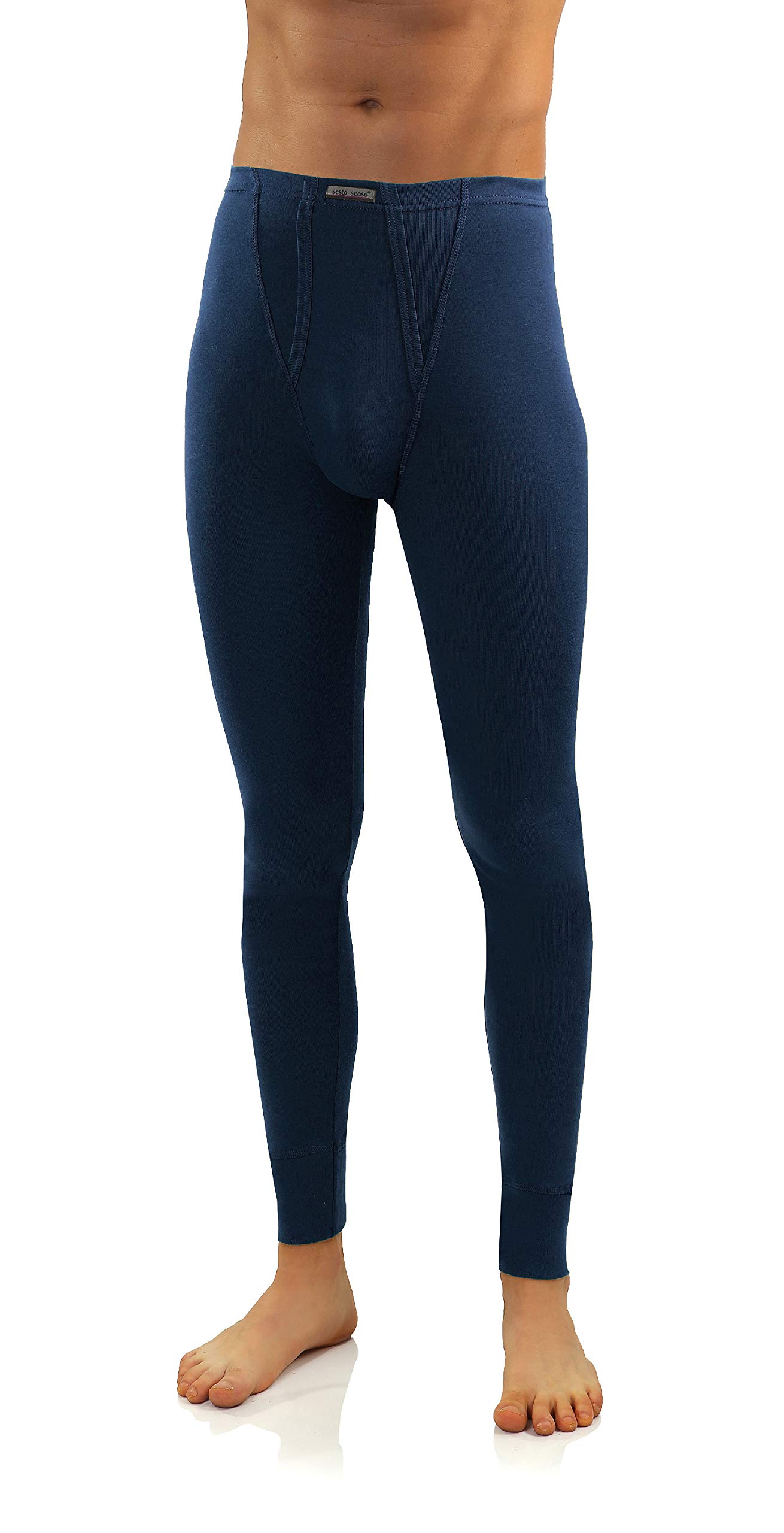sesto senso Herren 3er Pack Lange Unterhose 114 Modell k3