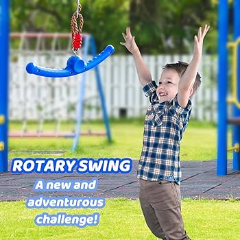 Amazon.com: Ninja Swing-Twister 360° Spin Handle: Kids Slackline