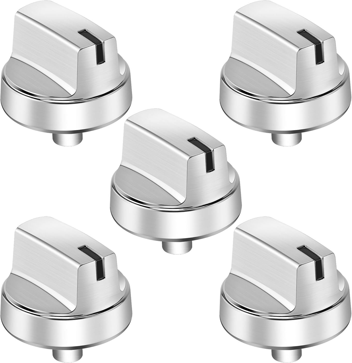 AMI PARTS WB03X29354 Gas Stove knobs 5 Packs Compatible with GE Stove Knob -Range Burner Control Knob Replacements 4585908 AP6327766 PS12296156 EAP12296156
