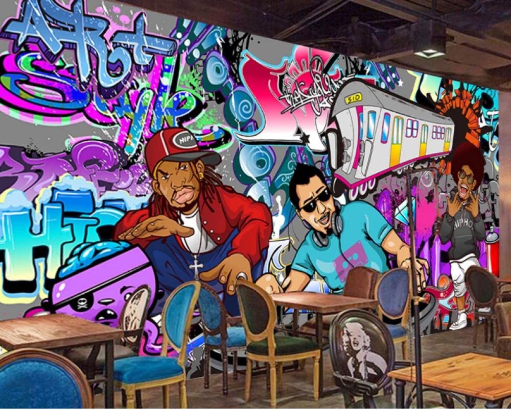 Runa Art Papier Peint Intissé 396 X 280 Cm Lion Graffiti | Toison - View #7