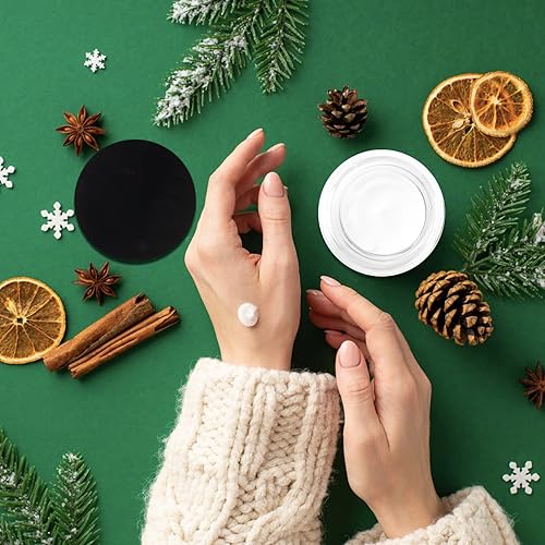 Miniatura 4 de Tarros de plástico transparente de 8 onzas con tapas, recipientes de PET de grado alimenticio sin BPA, perfectos para cosméticos, almacenamiento,