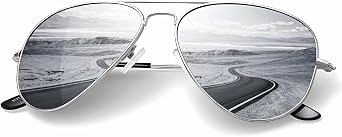 KALIYADI Classic Aviator Sunglasses for Men Women Driving Sun glasses Polarized Lens UV Blocking