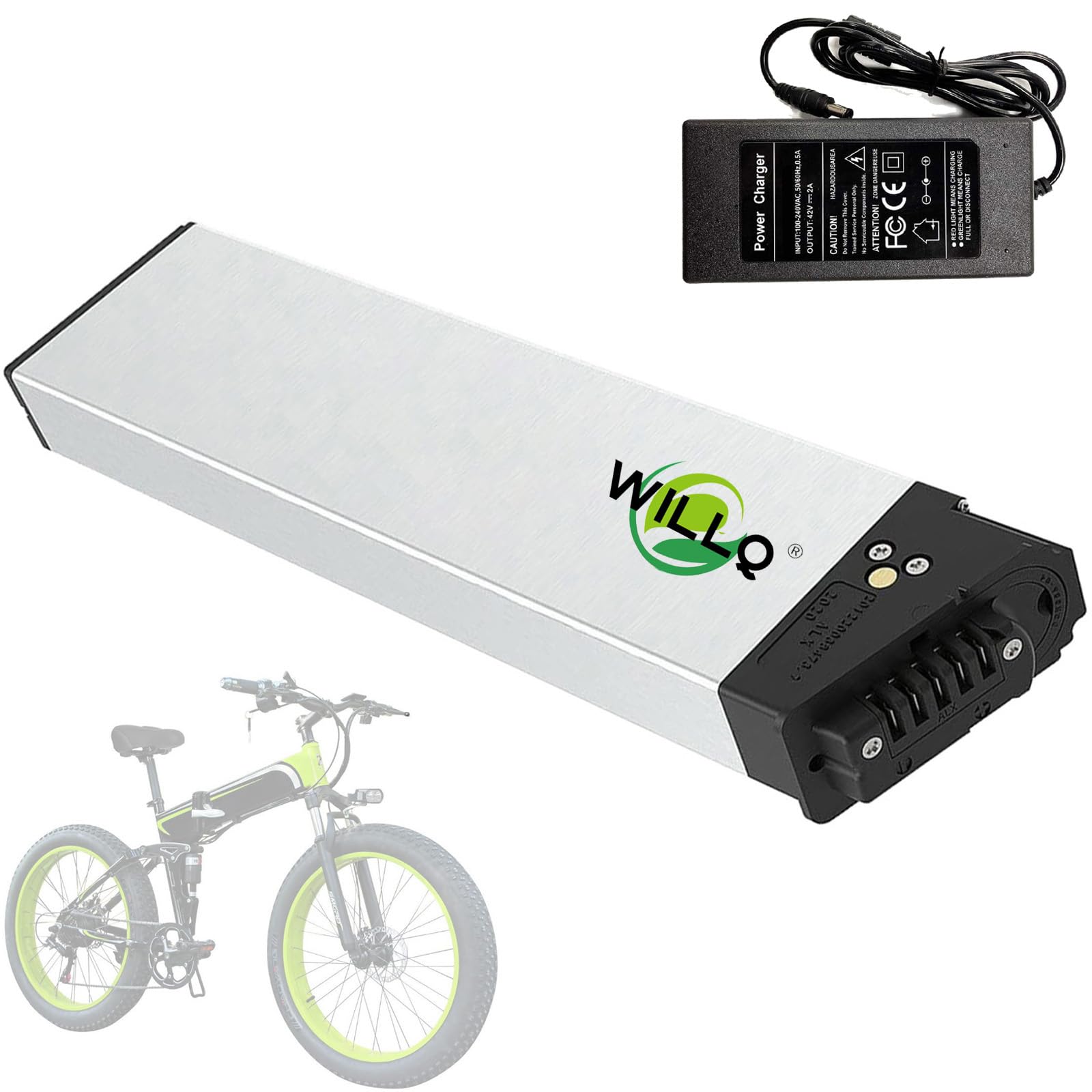 Akumulator roweru elektrycznego 36V 48V 10,4Ah 8Ah Akumulator litowo-jonowy 36V 17,5Ah 15Ah 12,5Ah Akumulator roweru składanego 48V 14Ah 12Ah z ładowarką do silnika 100W ~ 650W
