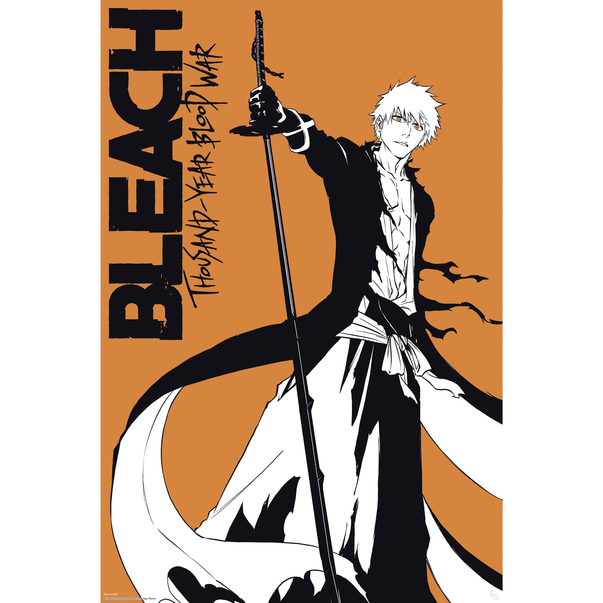GB eye Bleach TYBW Ichigo 61 x 91.5cm / 24.2 x 35.8 inches Maxi