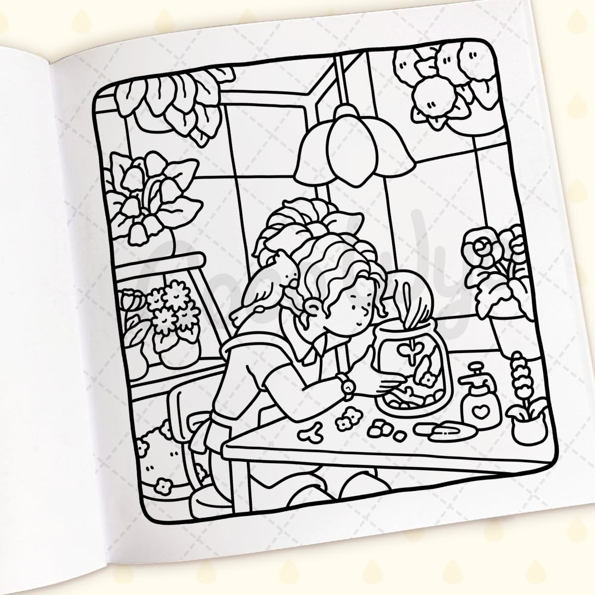 Girl Moments: Vol. 3 Coloring Book for Adults and Teens Featuring Cozy Daily Activities for Relaxation