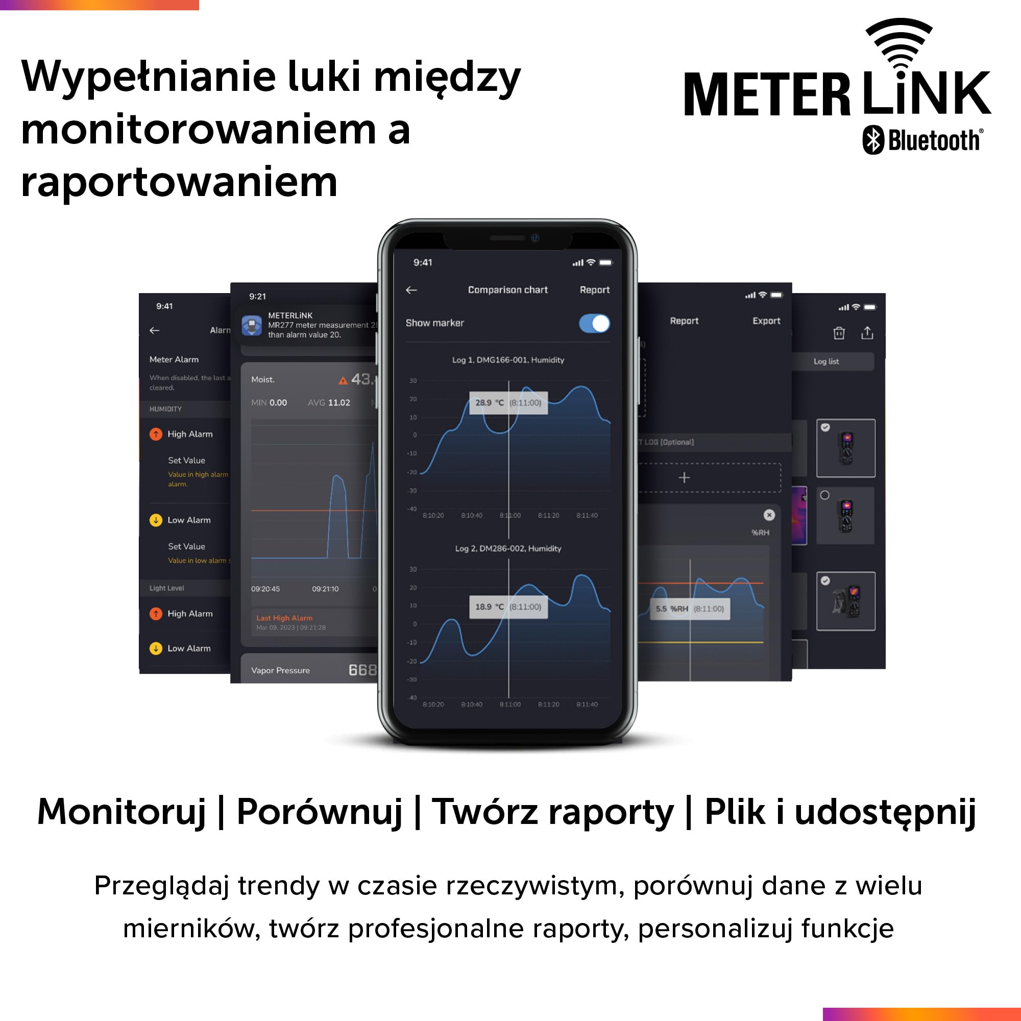 FLIR PV78 - Miernik natężenia promieniowania słonecznego i temperatury z czujnikiem nachylenia - przeznaczony do instalacji solarnych, montażu paneli i konserwacji systemów fotowoltaicznych