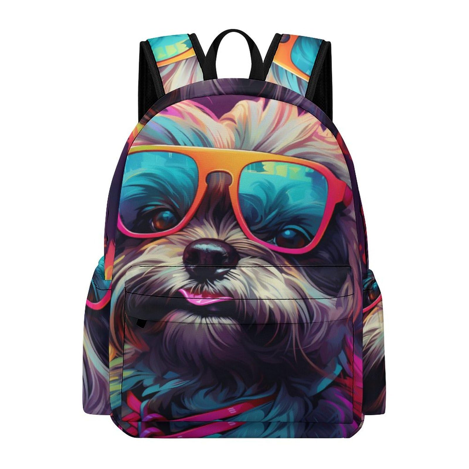 Shih Tzu Dog Laptop Backpack for Women Men Cute Shoulder Bag Printed Daypack for Travel Sports Work