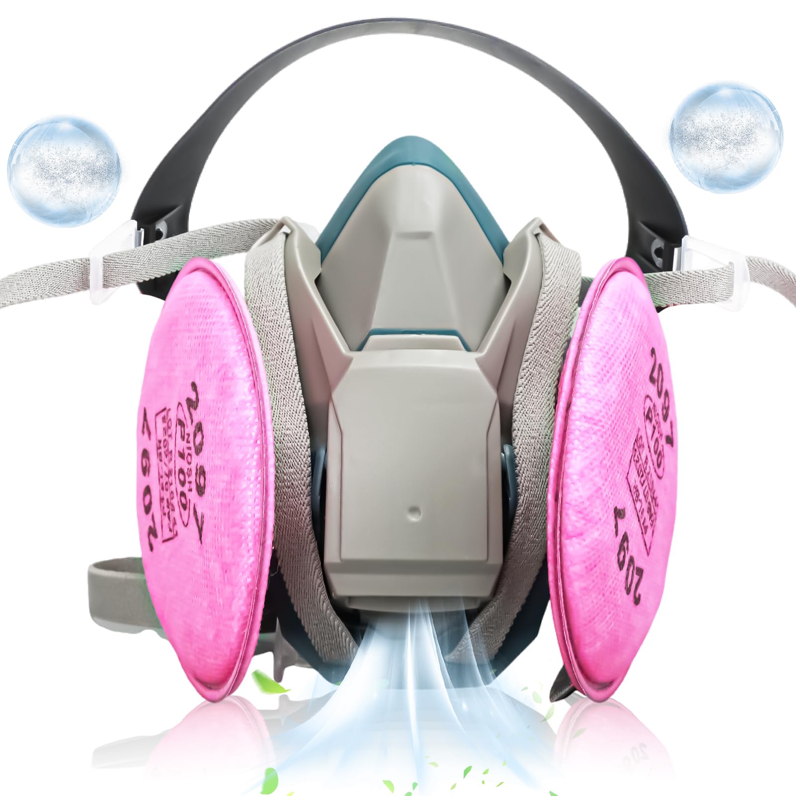 Vunjar Paint Mask Respirator with 2097 Filters