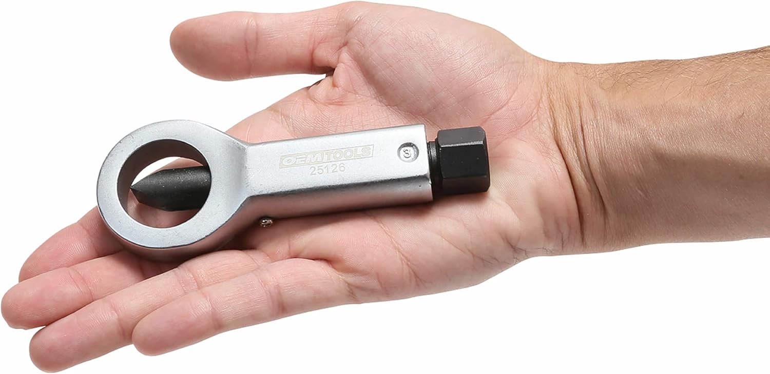 OEMTOOLS 25126 7/8 Inch Nut Splitter Tool, Heavy Duty Manual Nut Breaker Tool For Removing Broken, Damaged, Or Rusty Nuts Without Damaging Bolt Threads