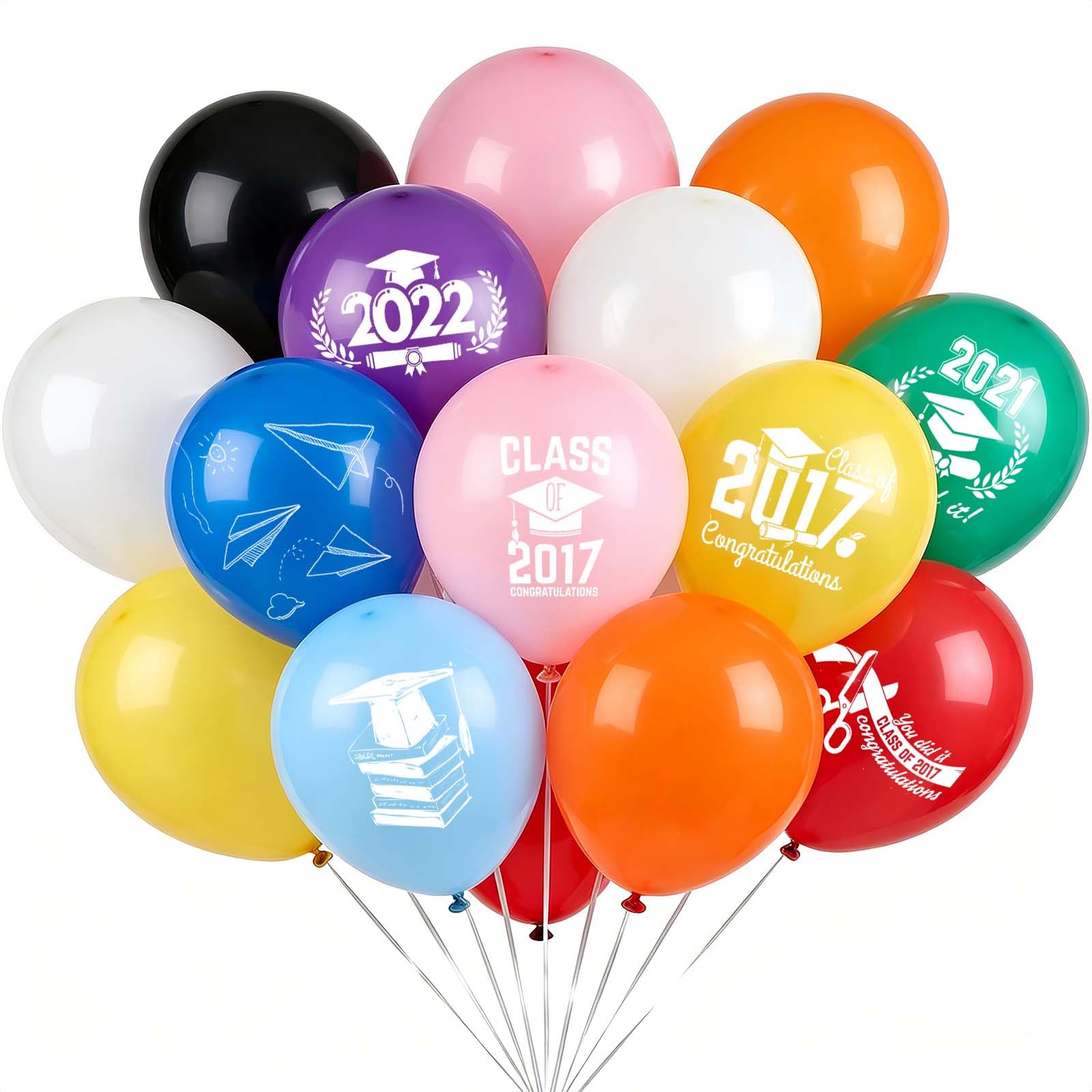 Personalised Balloons | Custom with Logo and Text | Balloons with Personalised Designs | Ideal for Birthday Parties, Weddings and Graduations (Style 1)