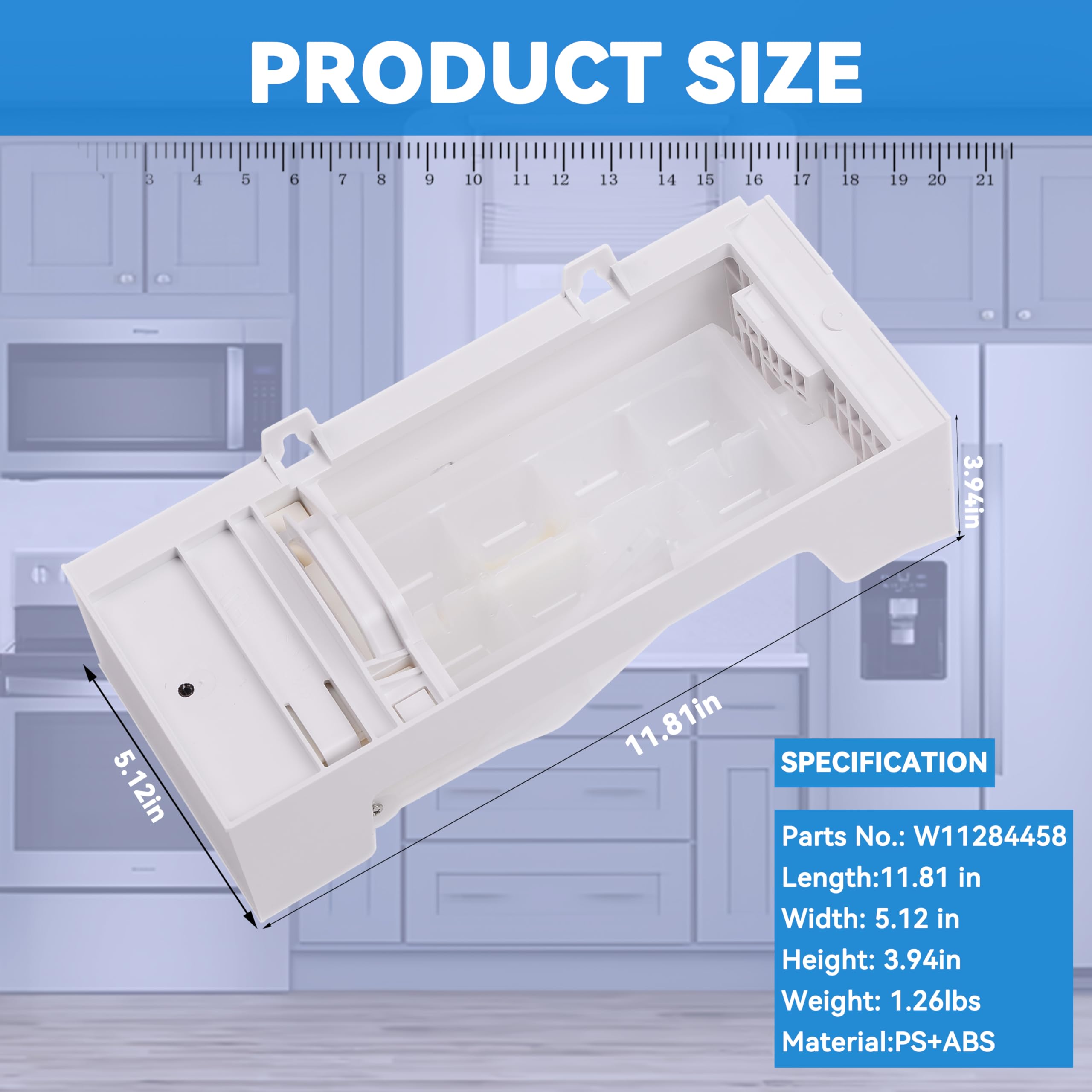 W11284458 W11088559 Zespół kostkarki do lodówki do Whirlpool