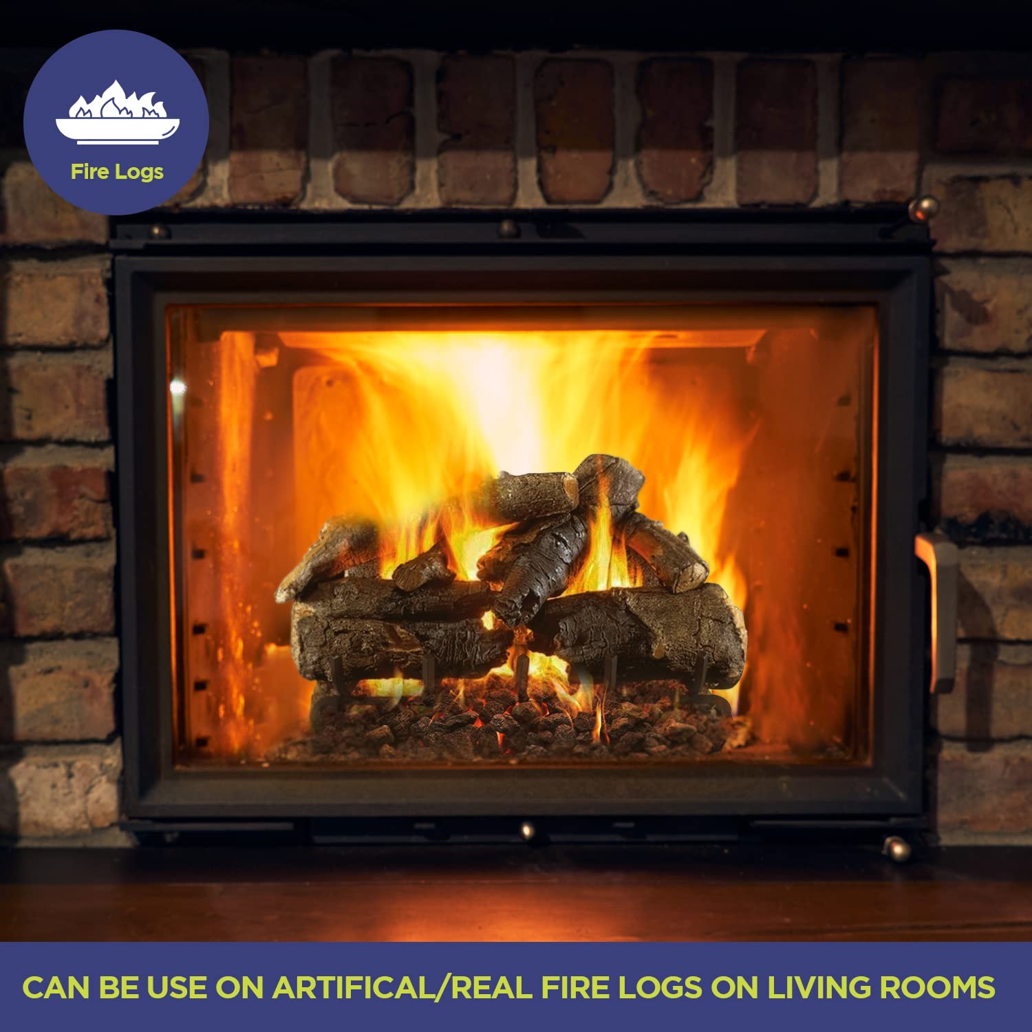 Medium Lava Rocks 10 Pounds by American Fire Glass Volcanic Fire Pit Lava Rocks for Indoor Log