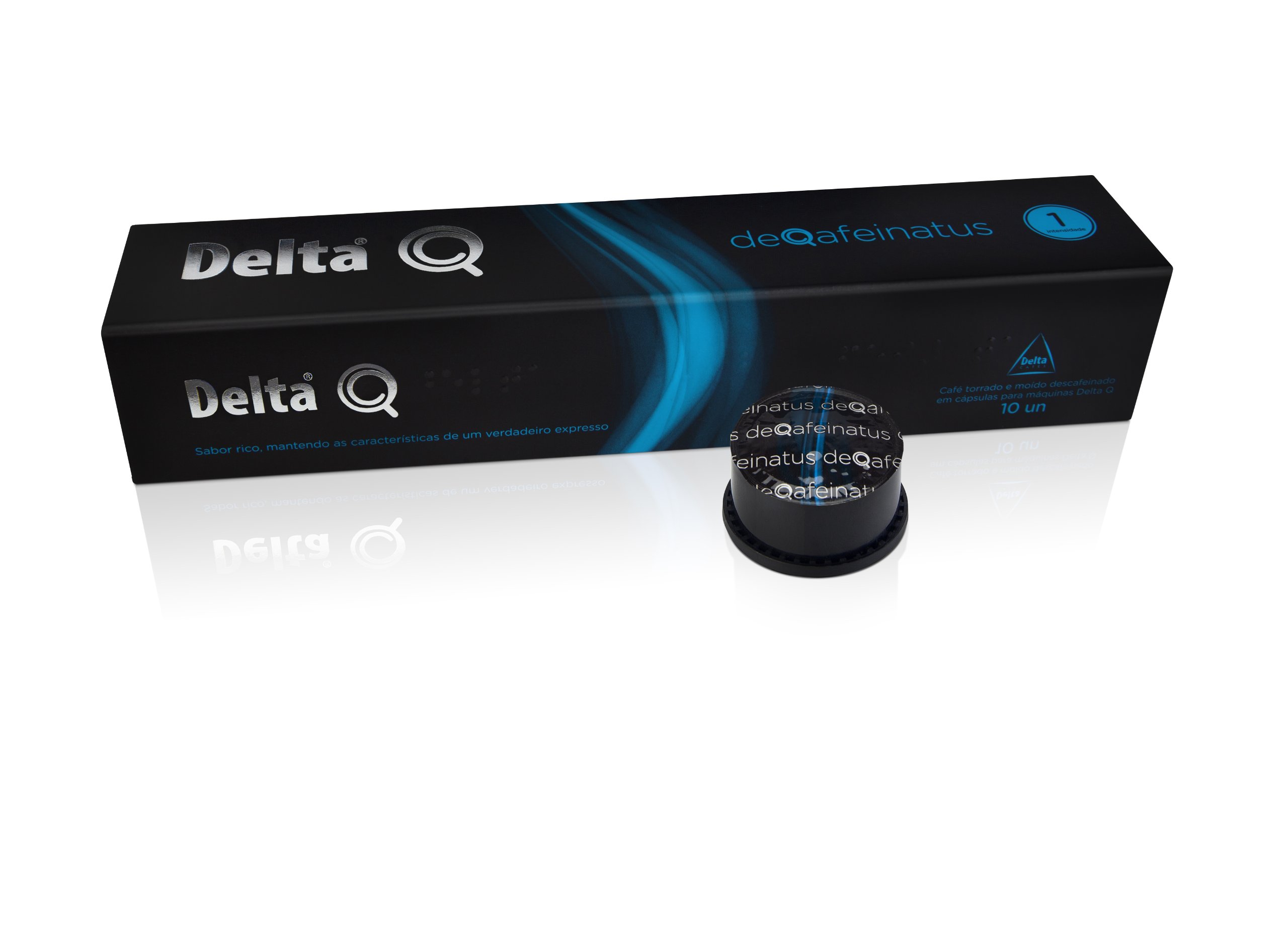 Cápsula Delta DeQafeinatus para cafeteras Delta/ Caja de 10