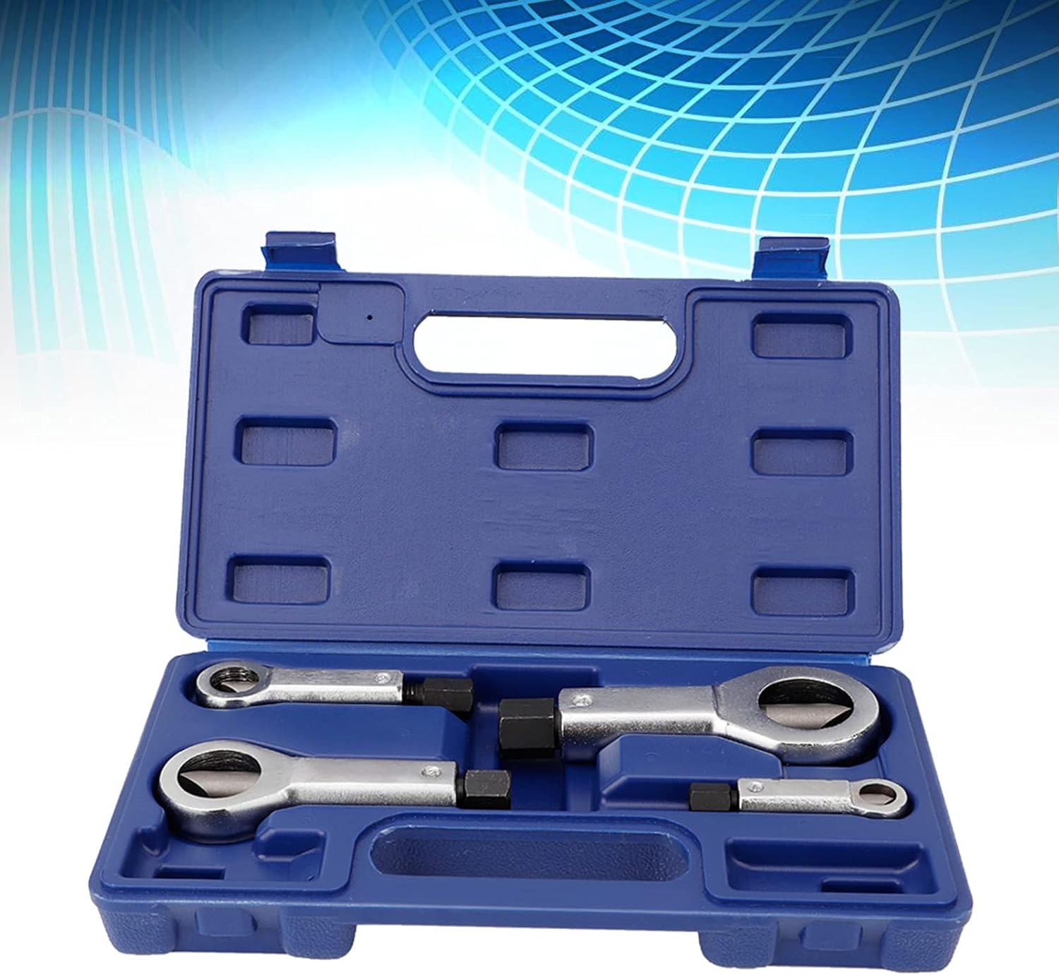 Nut Splitter,Specialty Tools,Bolt Cutter,4Pcs Nut Splitter Tools 9-27mm, Hardened Steel Blades, High Hardness,Nut Cracker Remover Extractor Tool