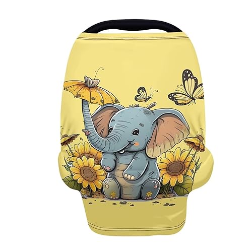 Miniatura 17 de ZFRXIGN Fundas de asiento de coche de hongos para bebés, cubierta de lactancia, bufanda, cubierta de carrito de compras, manta ligera, cubierta de