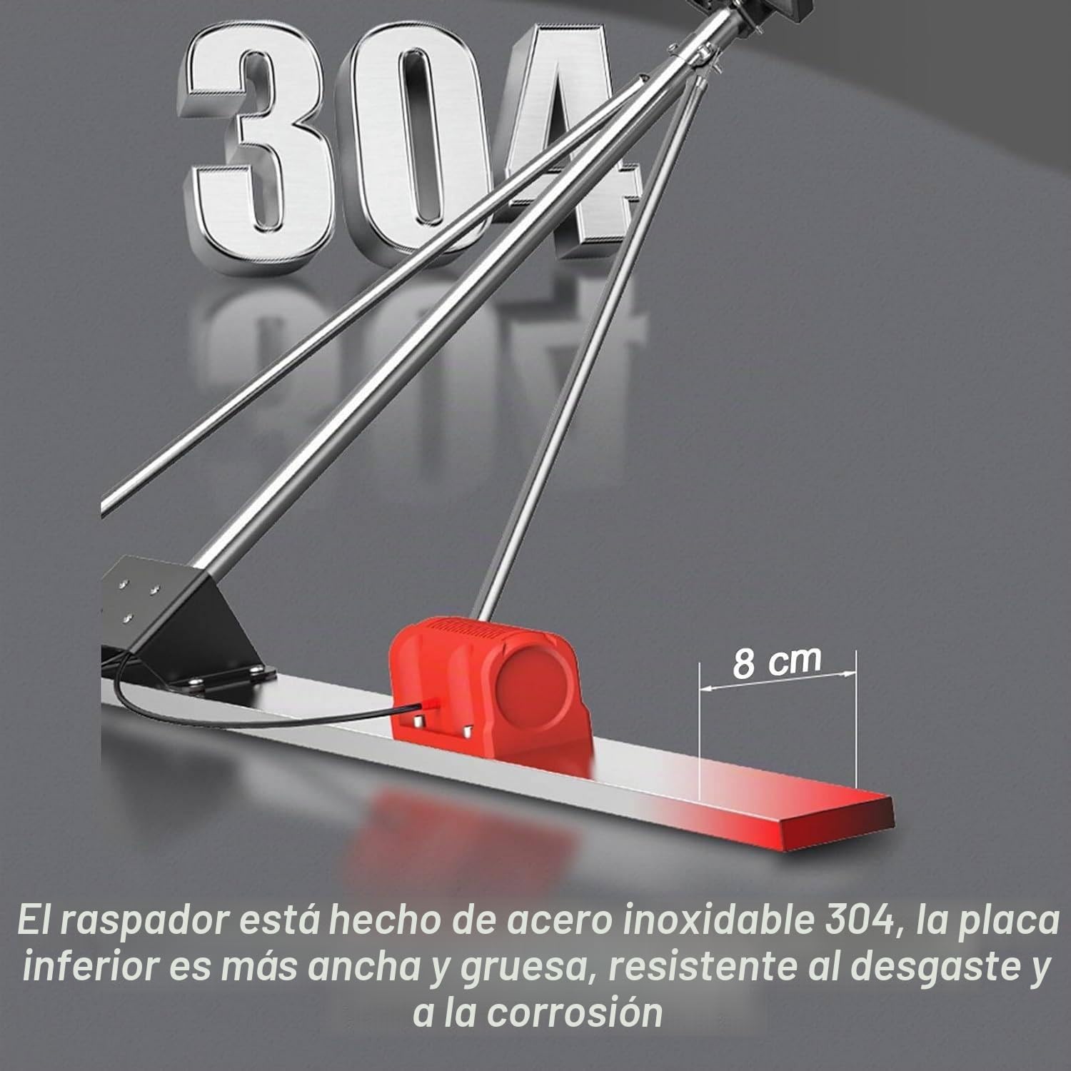 Herramienta de vibración de Regla eléctrica Mejorada de 150 CM/180 CM para procesamiento de concreto, 6000 RPM, Herramienta vibratoria de Acabado de concreto, con batería de 2 * 25000mA,1.5m