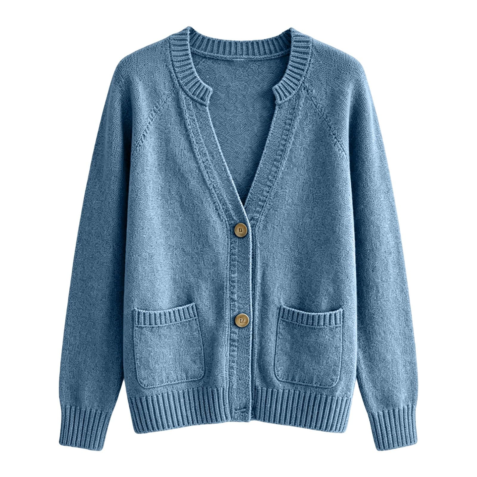 Generisch Cardigan léger pour femme, élégant, léger, décontracté