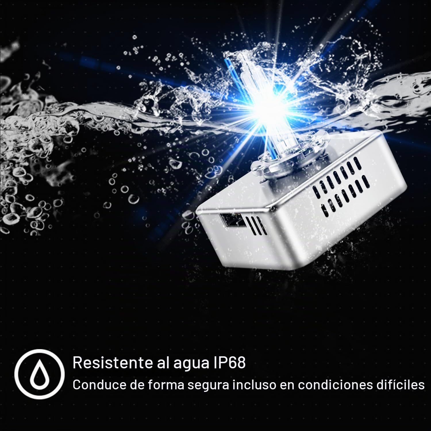 WinPower D5S Xenón Bombilla 35W 8000K HID Auto Lámpara Faro Delantero Azul Base Metálica X-Treme Vision 12 V Kit de Conversión HID, 2 Piezas