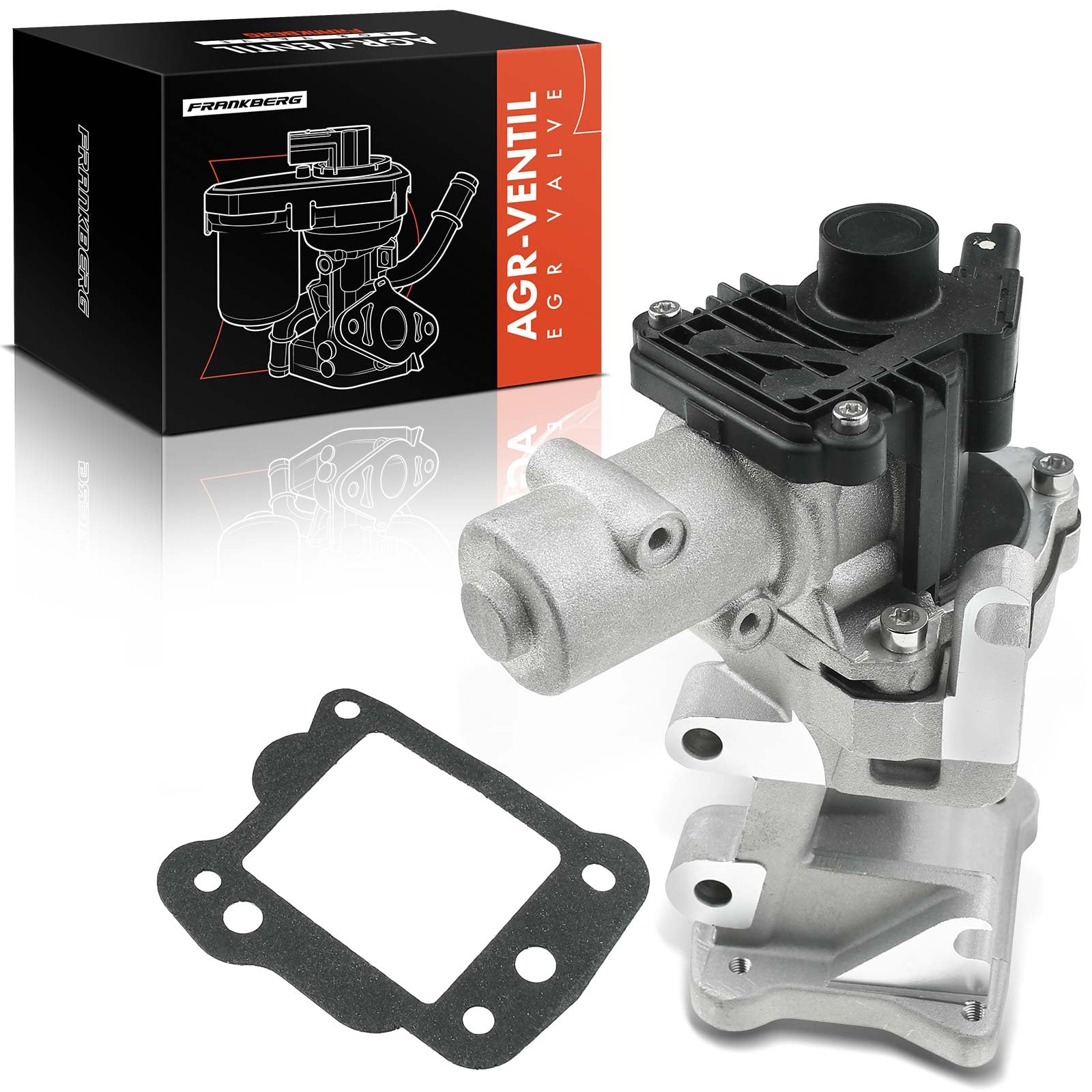 Frankberg Valvola EGR per il ricircolo dei gas di scarico 1427355 | Compatibile con: Galaxy WA6, 607 9D 9U, S-Max WA6, Mondeo IV Berlina BA7, R.a.n.g.e R.o.v.e.r Evoque L538, Ulisse 179