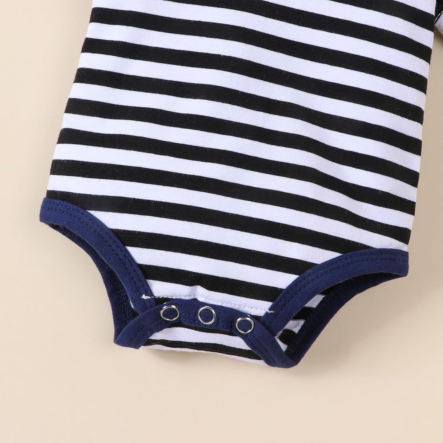 VINUOKER Preemie Newborn Baby Boy Clothes Newborn Infant Gentlemen Outfit Set - Image 5