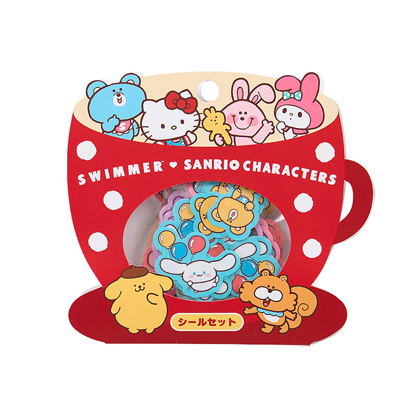 サンリオ アートブルームシール 9枚セット 1995 LittleTwinStars/リトルツインスターズ/キキララ・ARTBLOOM STICKERS