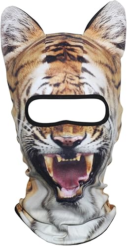 AXBXCX 3D Animal Ears Balaclava Winter Warmer Face Mask for Skiing Snowboarding Snowmobile Halloween Christmas
