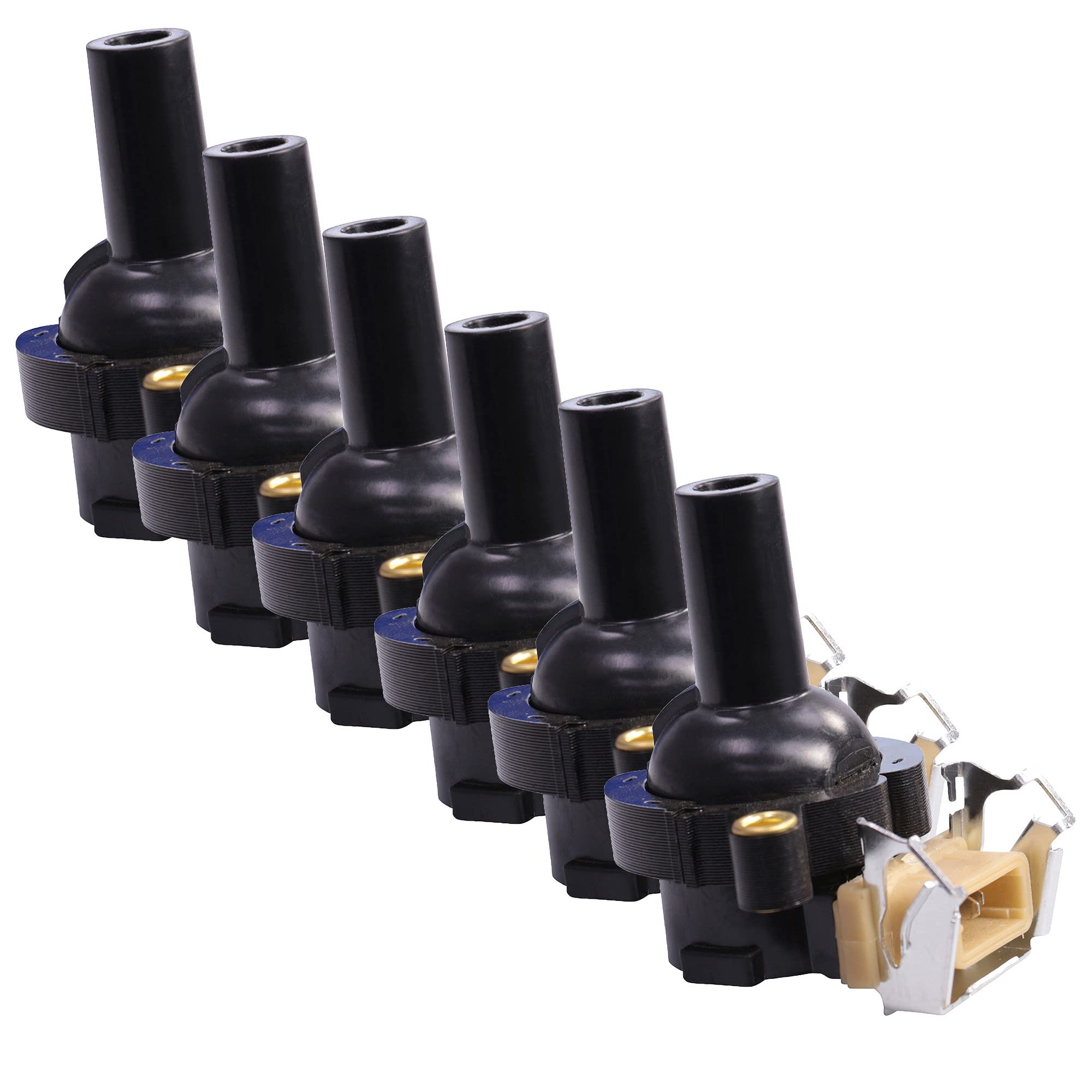 6x Bobina de encendido - módulo de encendido de polos compatible