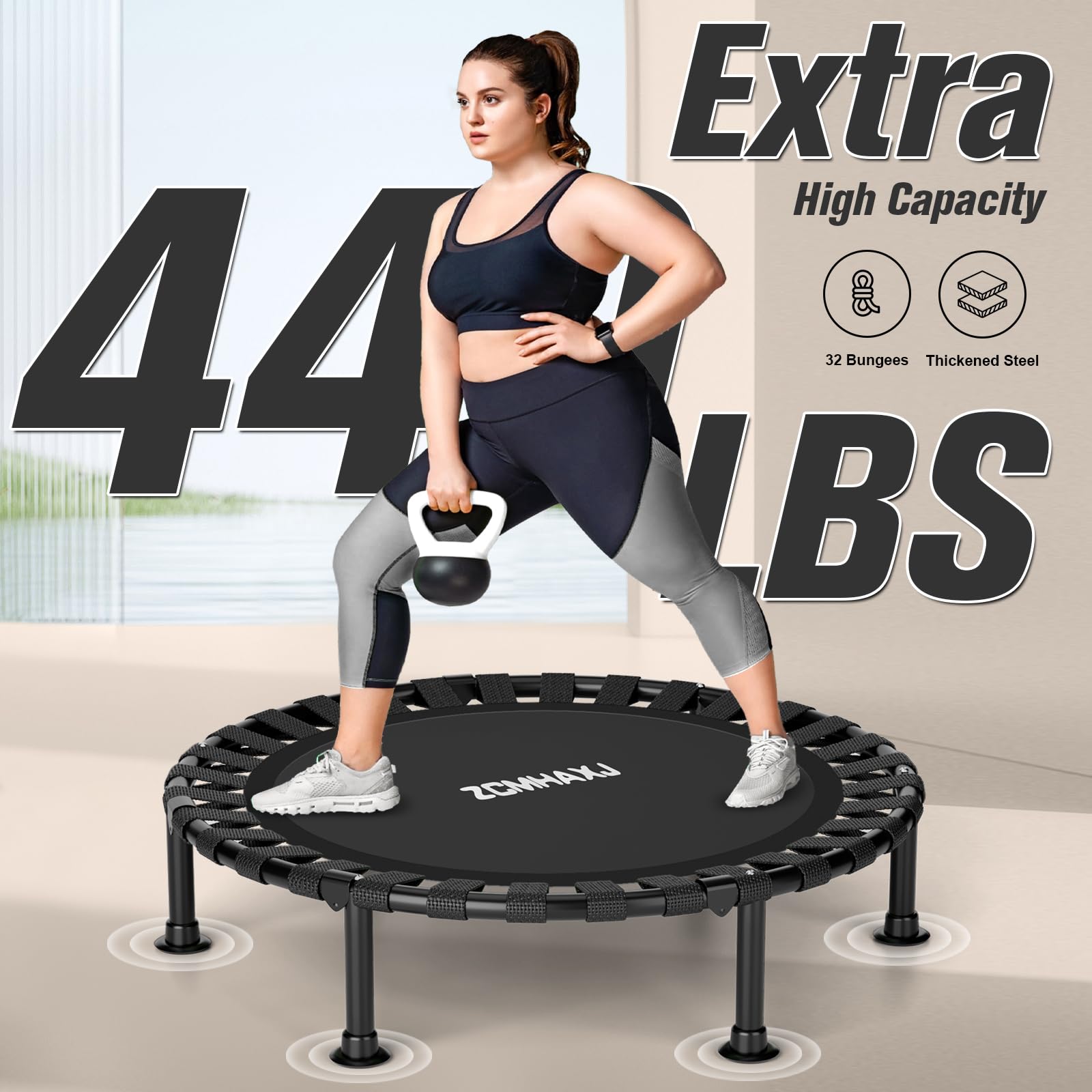 トランポンぽりんです Amazon.com : ZCMHAXJ Foldable Mini Trampoline, 36