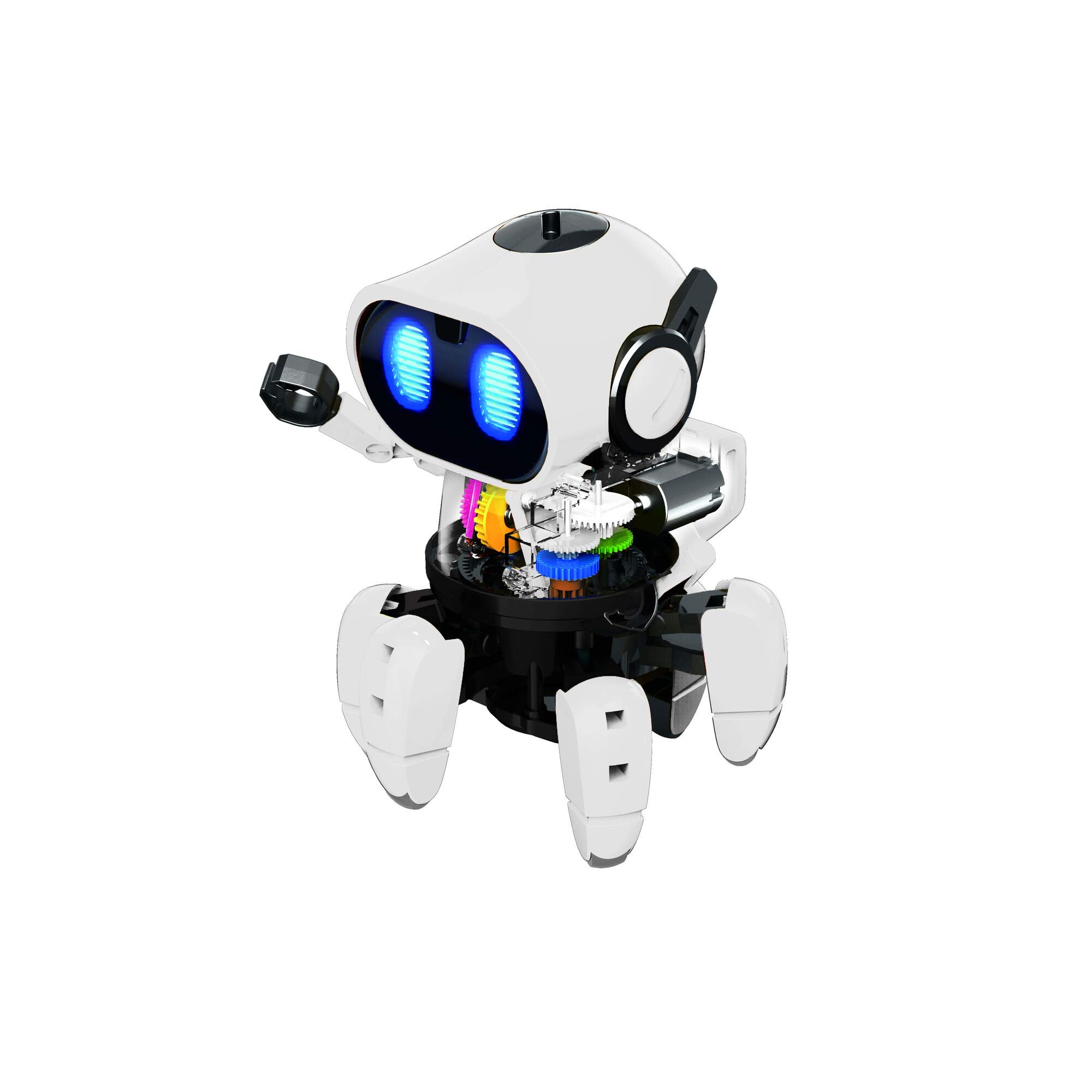 Kosmos 621001 - Chipz - Dein intelligenter Roboter, mit 6 Beinen, folgt Bewegungen, weicht Hindernissen aus, Licht- und Soundeffekte, Roboter Spielzeug, Bausatz