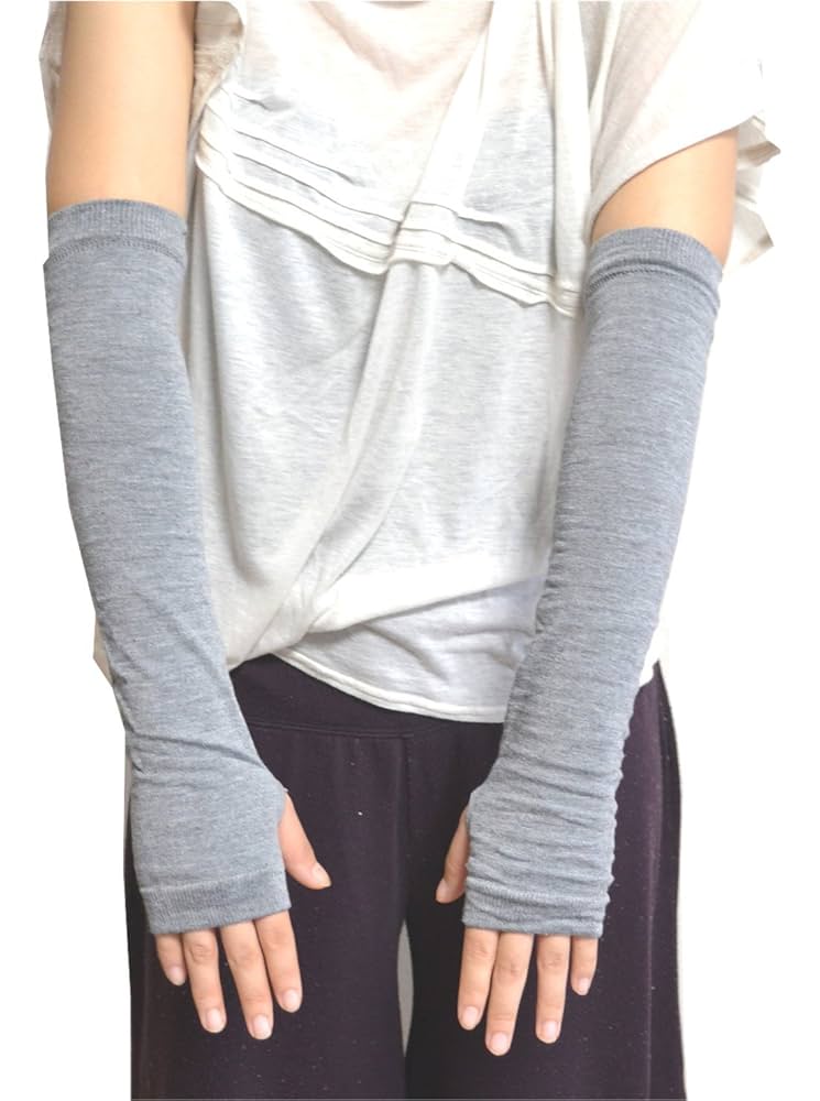 Amazon.co.jp: アームウォーマー 2本1組 手 から 腕 まであ