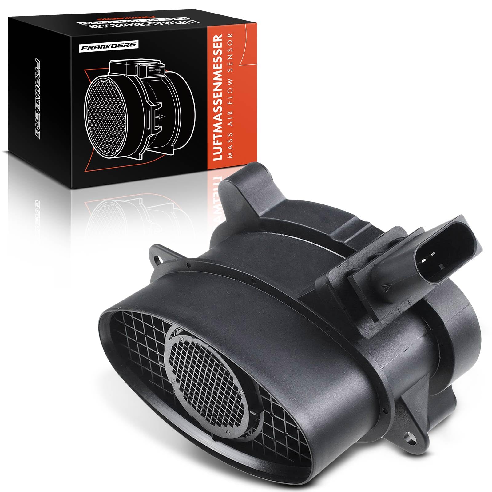 Frankberg Sensor de aire de admisión 4-Polos Compatible con Serie 3 Touring E91 Serie 3 Touring E46 Serie 5 Touring E61 X5 E70 Serie 3 E90 Replace# 0928400504