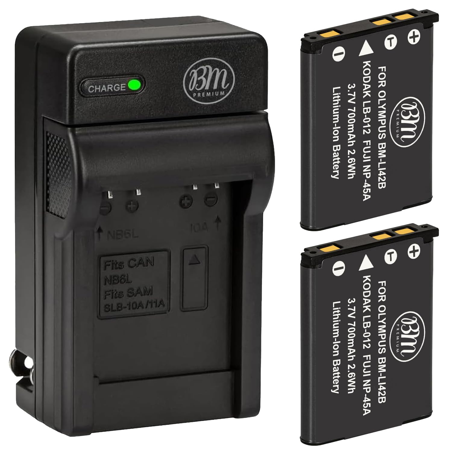 Amazon.com : BM Premium 2-Pack of LB-012 Batteries and Charger for