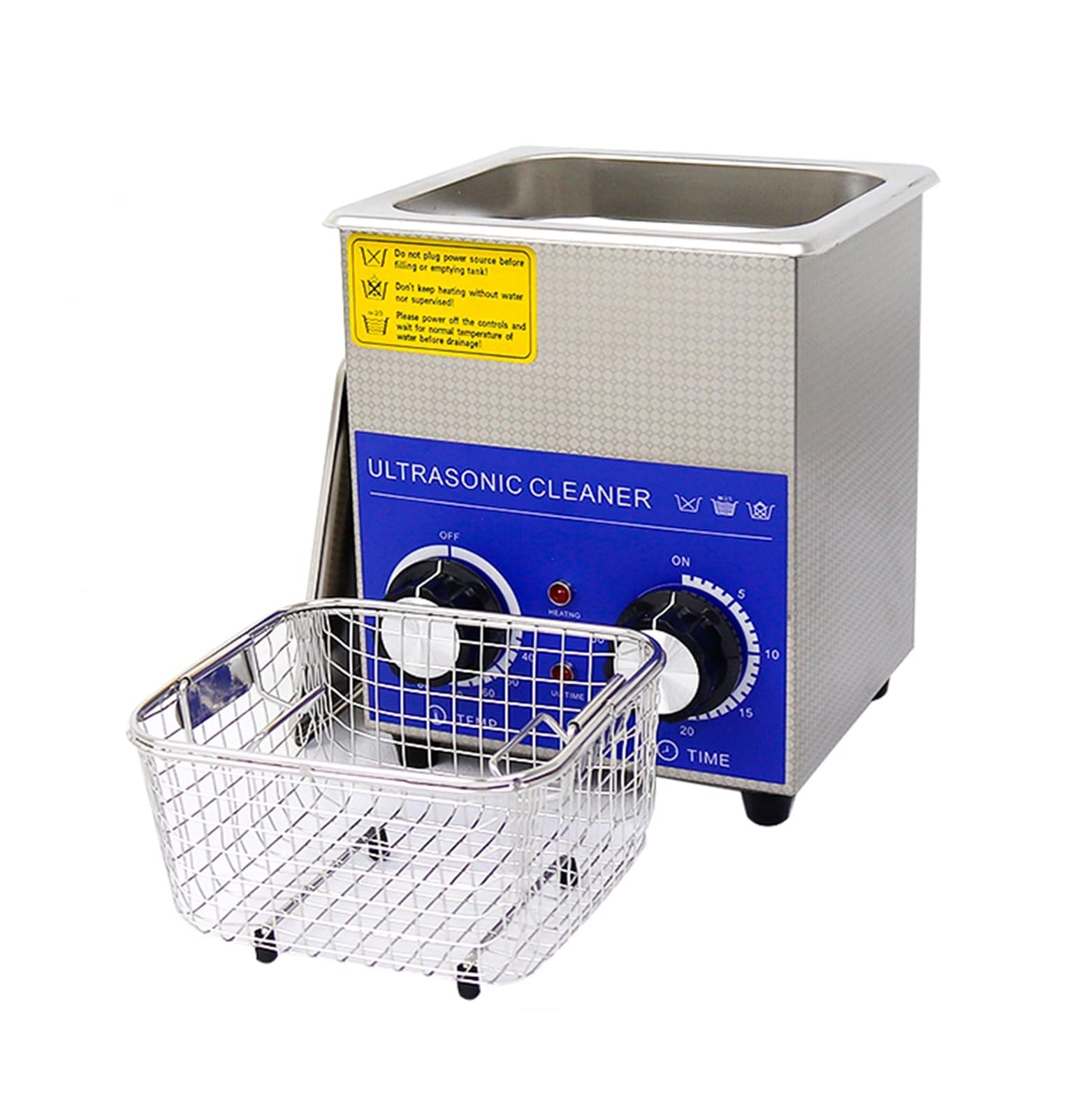 Sterowanie Cyfrowe 2L Myjka Ultradźwiękowa 100W Myjka Ultradźwiękowa Wanna Z Koszem Do Czyszczenia Okularów Sprzęt Jubilerski