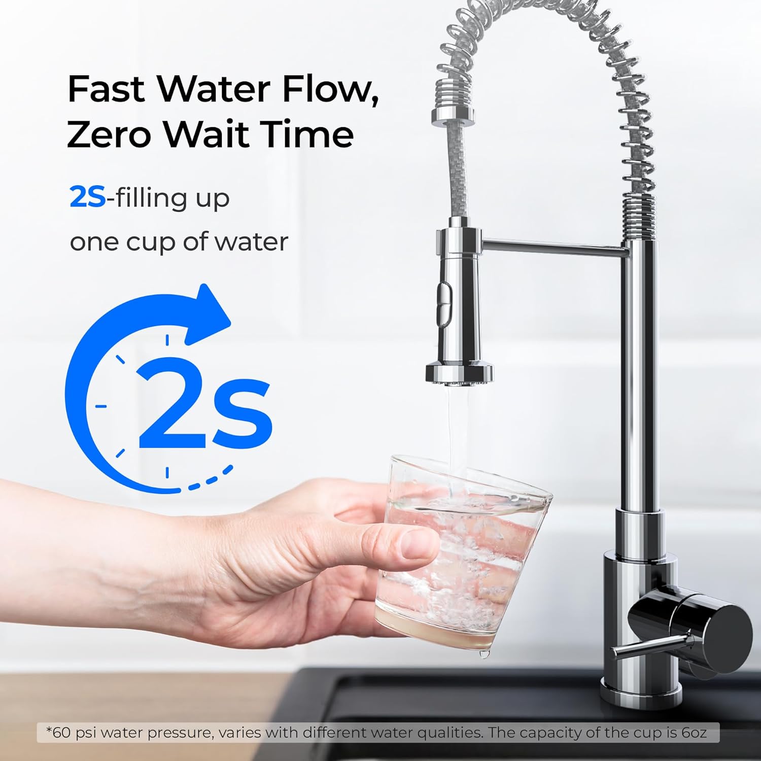 Waterdrop WD-DSP1 Filter Replacement for Waterdrop DST Stainless Steel Under Sink Water Filter System, Replacement Water Filters, Reduce Chlorine, Bad Taste & Odor, 8 Months Long Life, 1 Pack
