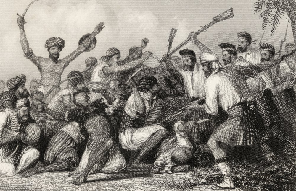 Posterazzi Conflict With The Ghazees Before Bareilly May 6Th History Of The Indian Mutiny Published 1858 Poster Print, (18 x 11)