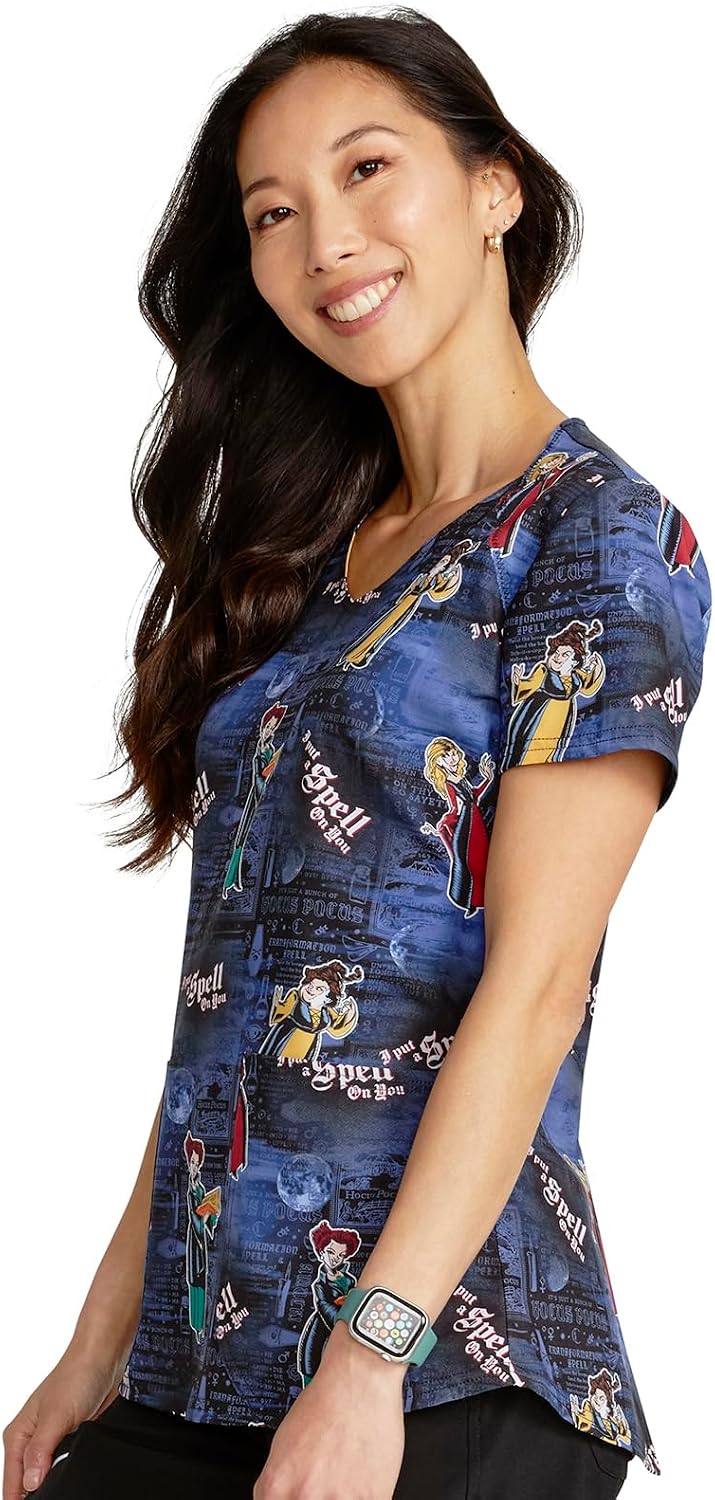 Tooniforms Nurse Gifts Women Scrubs Top V-Neck TF756