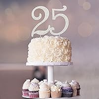 Vista 6 de Decoración para torta con inscripción Mr. and Mrs., 25 plateado