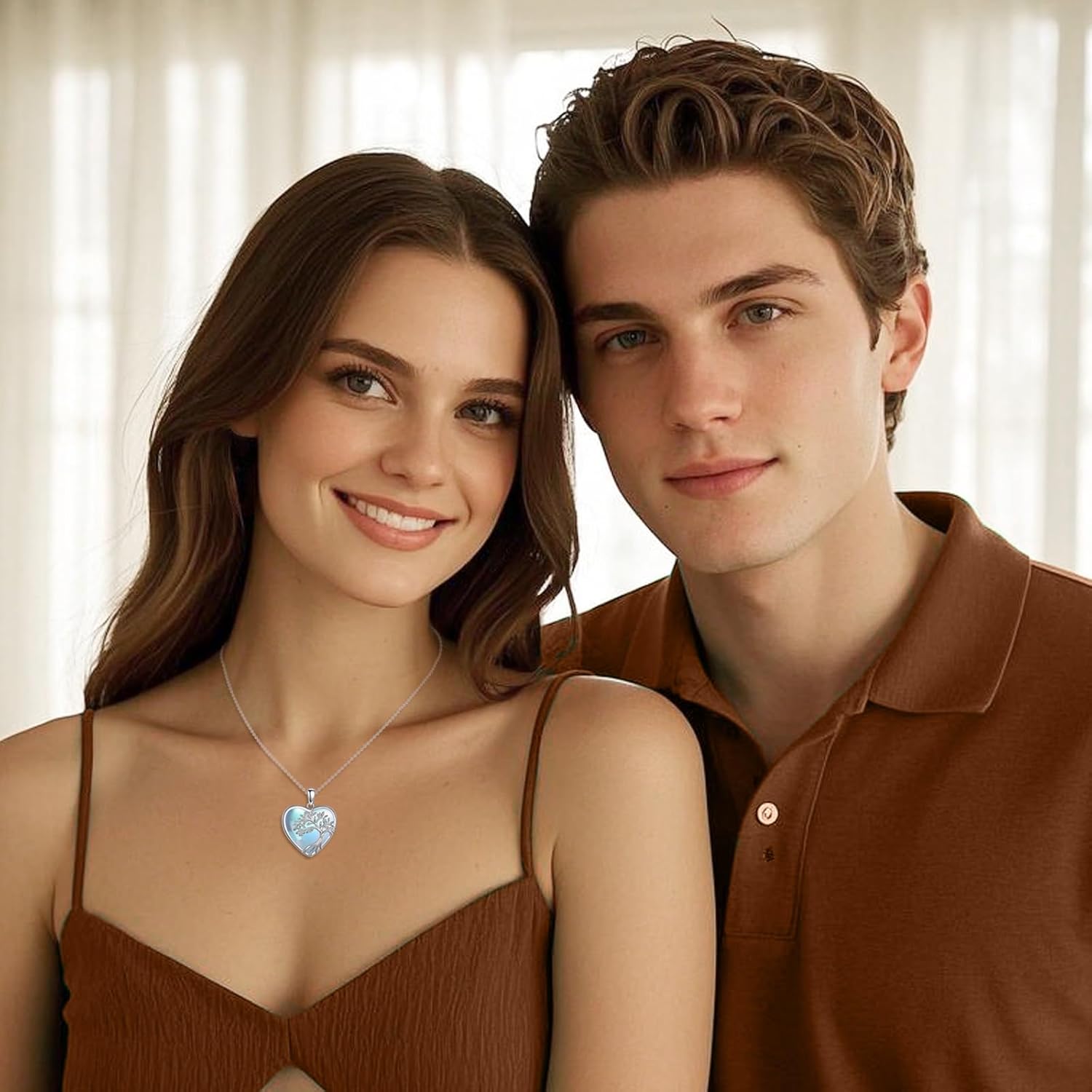 Tree Of Life Necklace Sterling Silver Moonstone Pendant Jewelry Gifts for Women Men - Image 5