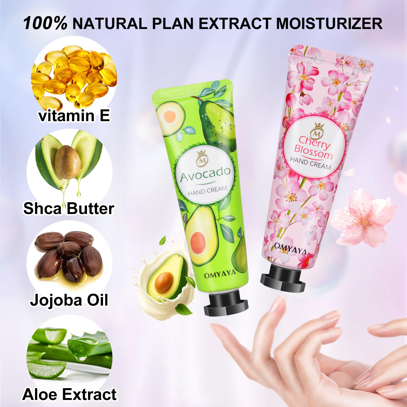 hy4478 Beauté de LADONNA BPA CREAM x2 40 Pack Hand Cream Gifts Set- Lotion Sets for Women Gift