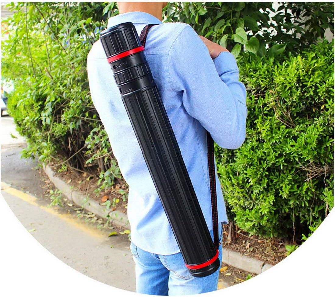 Poster Tube Expandable Blueprint Carrying Transport Tubes, Small 105cm/41",Large135cm/53"Documents Blueprints Artworks Scrolls Tube with Strap Poster Tube (Large77cm-135cm)