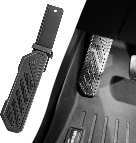 Almohadilla antideslizante para pedal muerto compatible con Jeep Wrangler JL JLU Gladiator JT I Dead Pedal Driver 2018-2022, almohadilla ajustable,