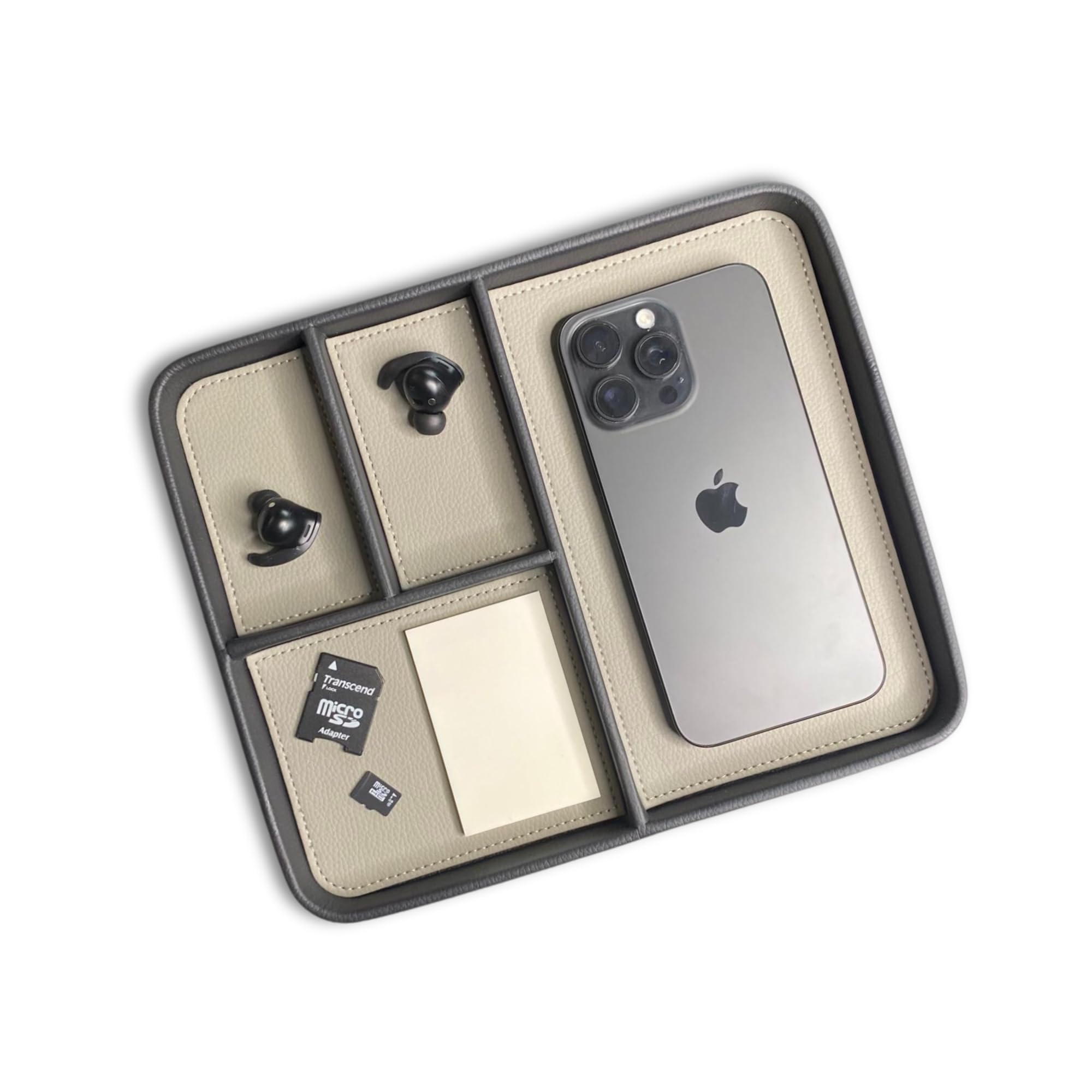 The Chill Tray - Desk Organiser Valet 24 x 20 x 2.7 cm, Raven & Moonlight