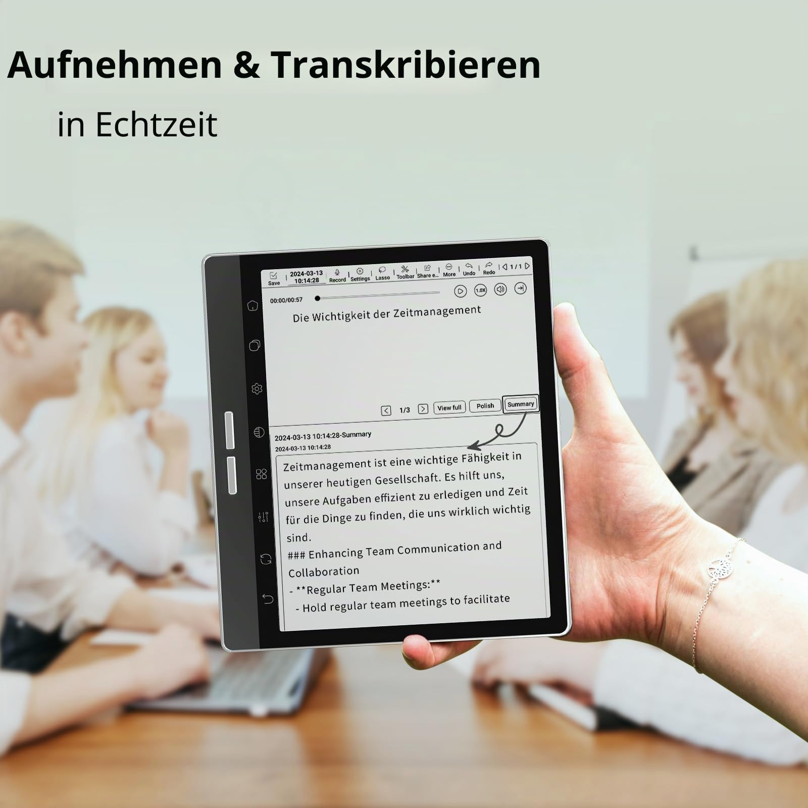 Bigme B751CS 7-Zoll-E-Paper-Tablet mit Kaleido 3-Display, E-Book-Reader, verbesserter Bildwiederholfrequenz und Android Open 14-System