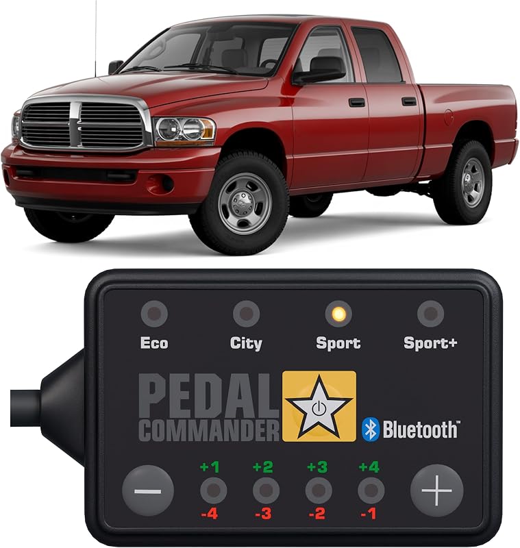 Controlador de resposta do acelerador PEDAL COMMANDER PC30 BT para Dodge Ram 2005–2006