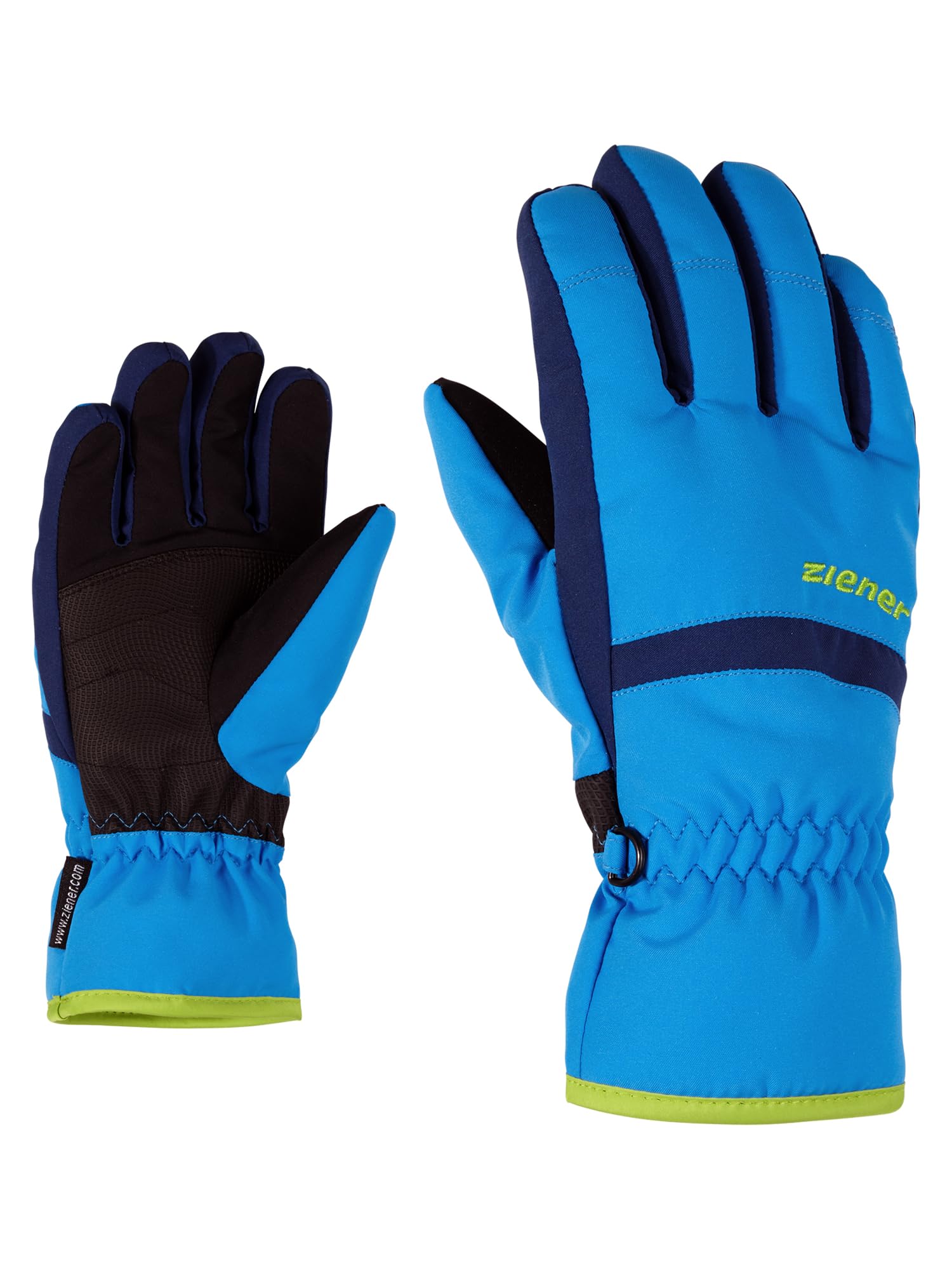 Ziener Far Ski Gloves, Unisex Children, unisex-child, 801946, Persian blue, 6.5