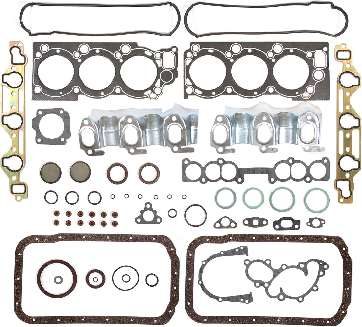 DG-8614919547 Full Gasket Set Compatible With/Replacement For 88-.95 Toyota 4Runner Pickup T100 3.0L SOHC 3VZE