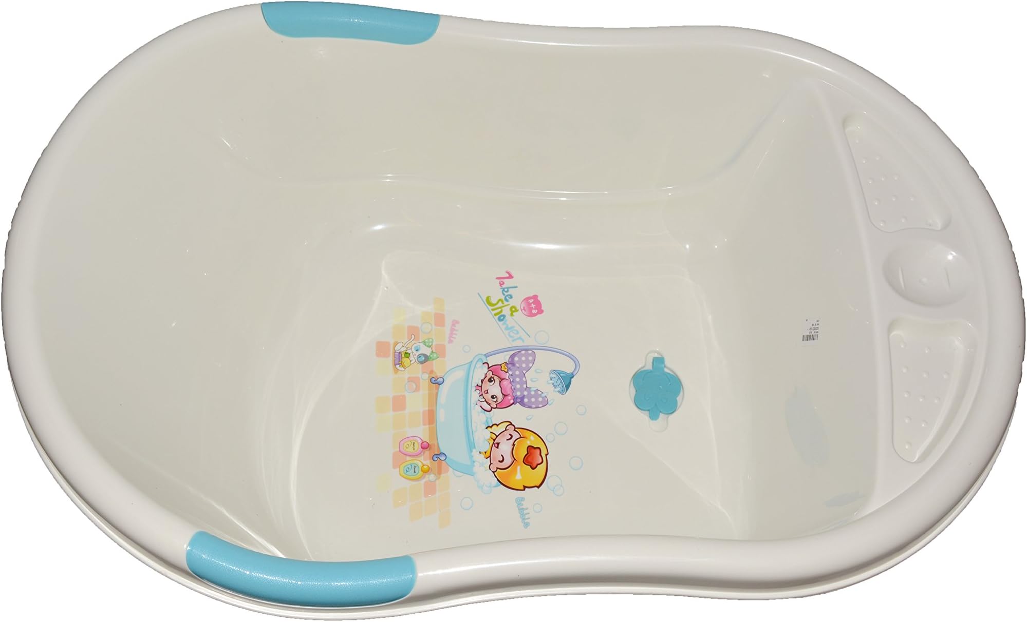 Baby Bucket A+B Baby Bath Tub with Soap Case Modal No. 1851 (Blue)