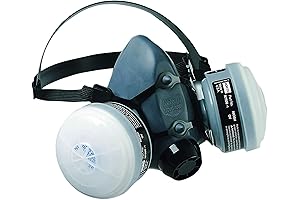 Honeywell Safety Products Paint Spray & Pesticide Reusable Half Mask OV/R95 Respirator...