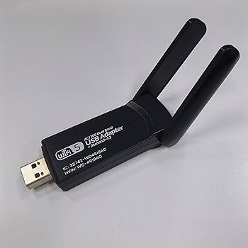 Amazon.com: USB WiFi 藍牙轉接器,1300Mbps 雙頻2.4/5Ghz 無線網路外接